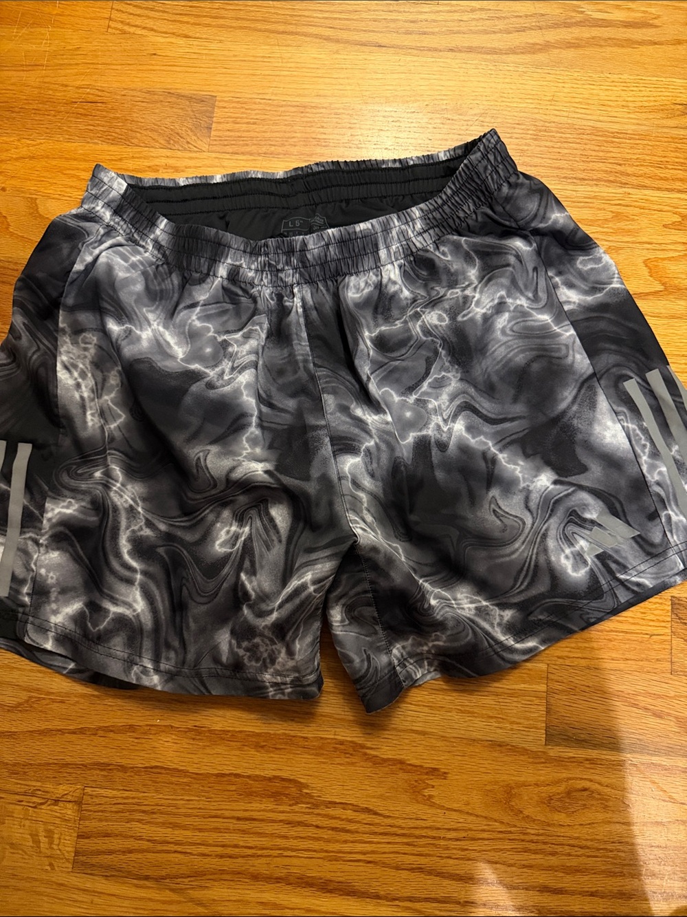 adidas Black Athletic Shorts with Subtle Logo